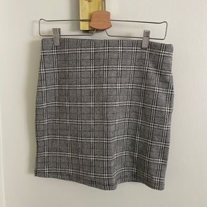 Forever 21 faux tweed bodycon miniskirt